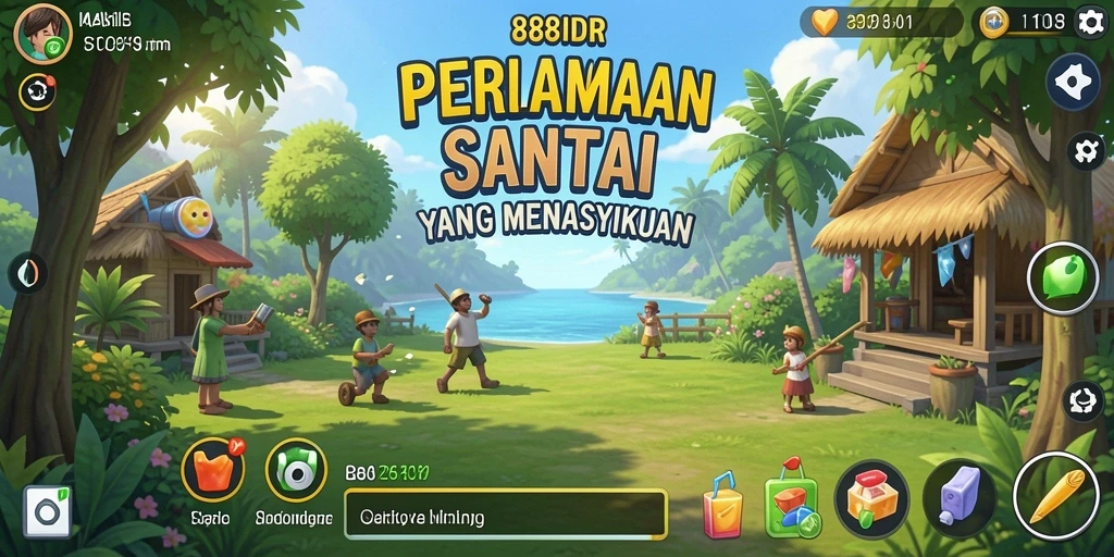 Screenshot gameplay 888IDR menampilkan pengalaman santai yang seru.