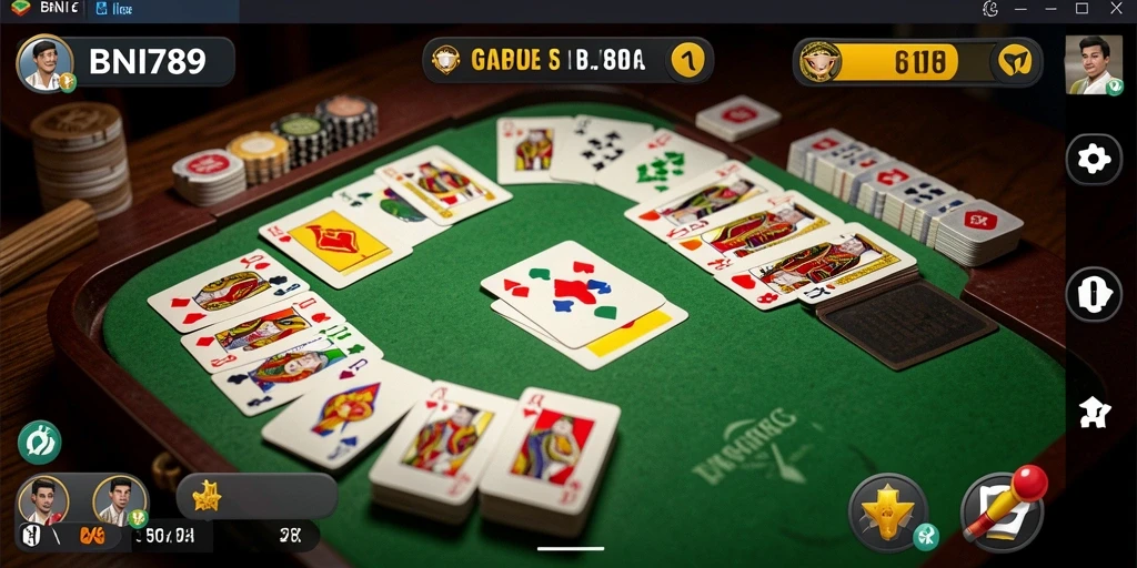 Tampilan gameplay seru dan interaktif di BNI789.