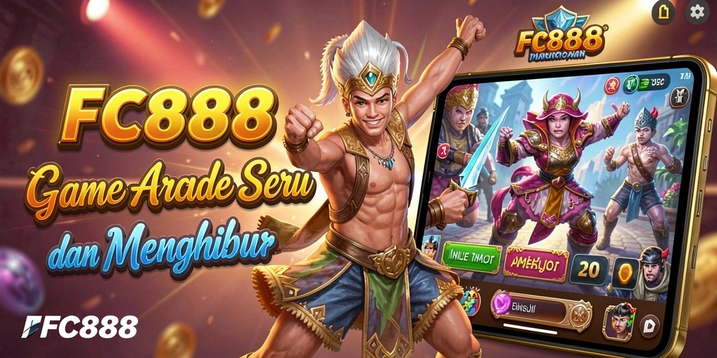 Tampilan gameplay menarik dari FC888 dengan aksi Arcade yang intens.
