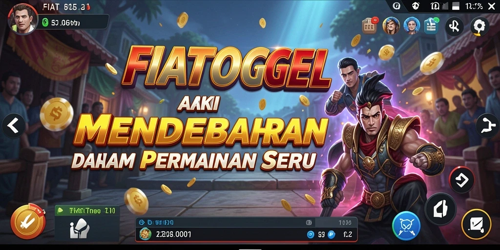 Tampilan gameplay seru dan mendebarkan di FIATOGEL.