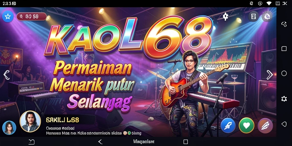 Tampilan gameplay KAOL68 yang seru dan interaktif.