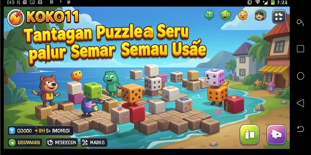 Tampilan gameplay KOKO11 dengan teka-teki yang menantang.