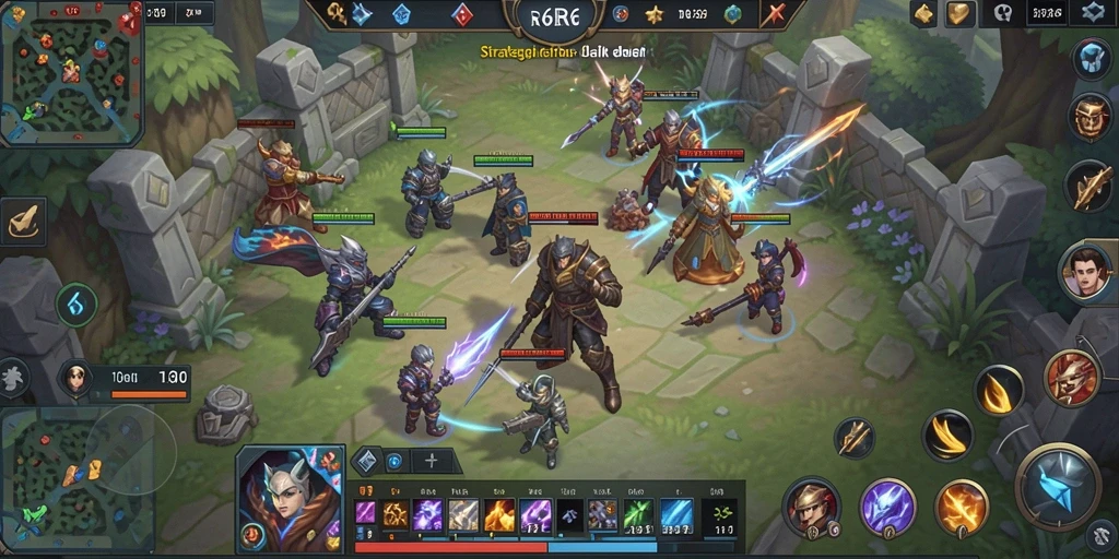 Screenshot utama R6R6 menampilkan aksi seru dalam pertempuran strategi.