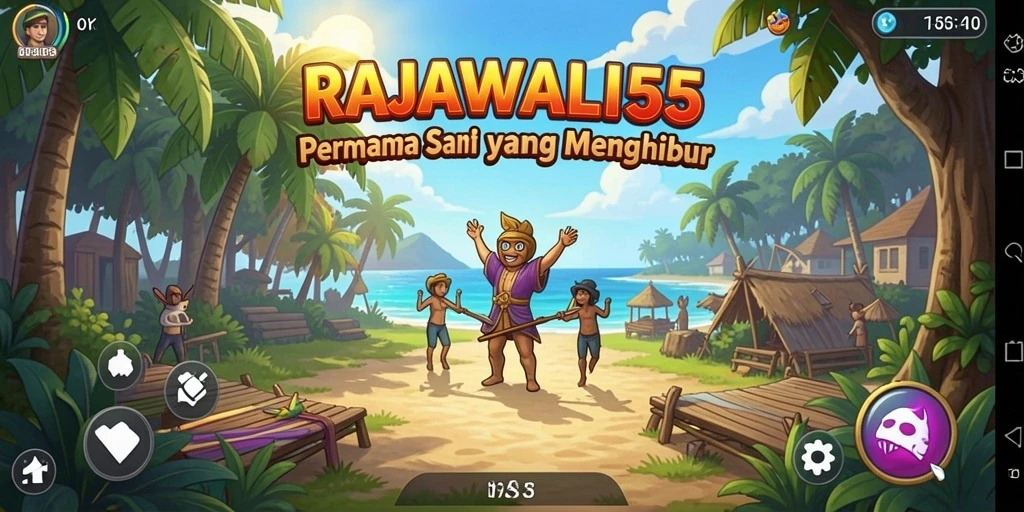 Tampilan menarik dari gameplay RAJAWALI55 yang menghibur.