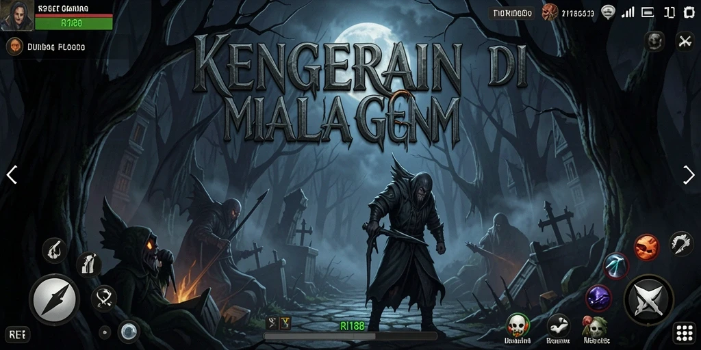 Gameplay RI188 yang menampilkan suasana horror yang mencekam.