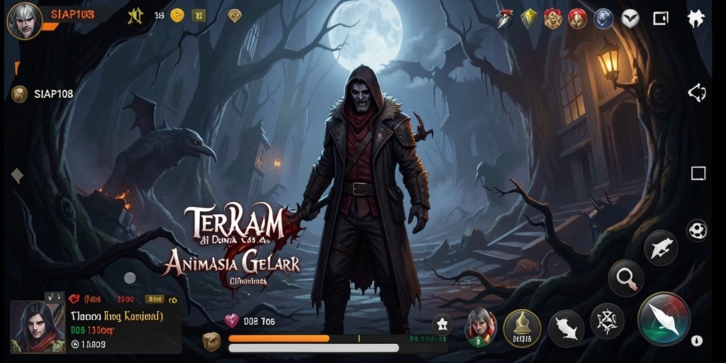 Gameplay menyeramkan dengan monster menakutkan yang mengintai.