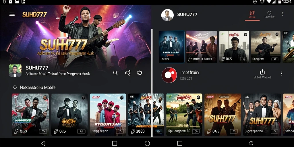 Screenshot gameplay SUHU777 menampilkan pengalaman mendengarkan musik yang menyenangkan.