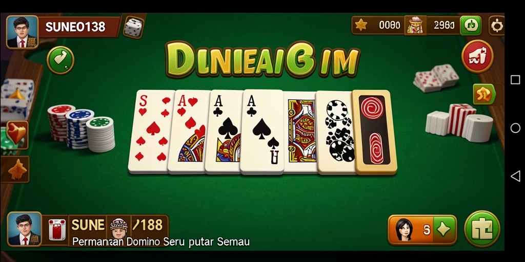 Tangkapan layar gameplay SUNEO138 menampilkan para pemain bersaing dalam permainan Domino.