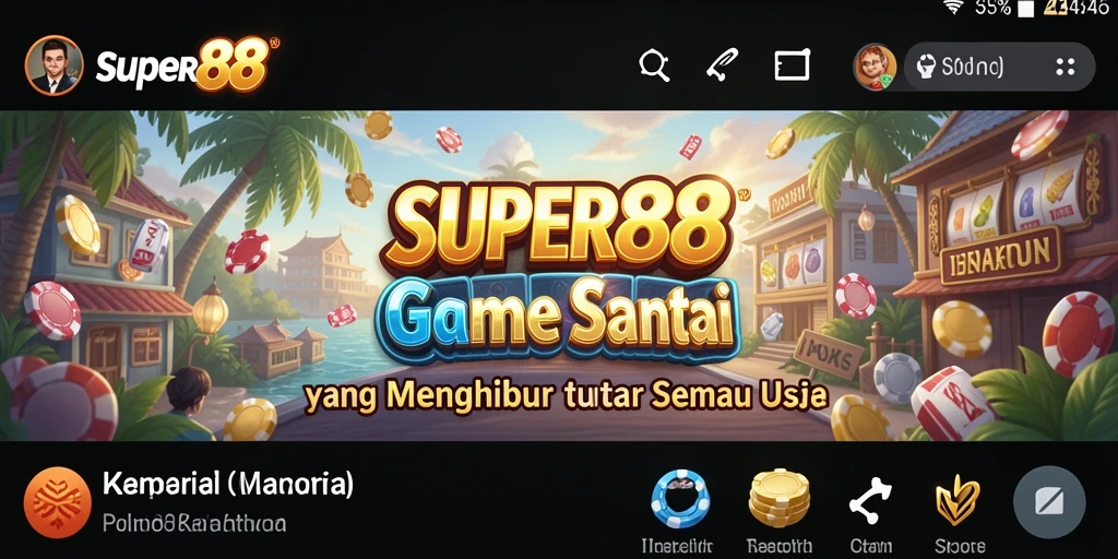 Gameplay menarik dari SUPER88 yang penuh warna dan seru.