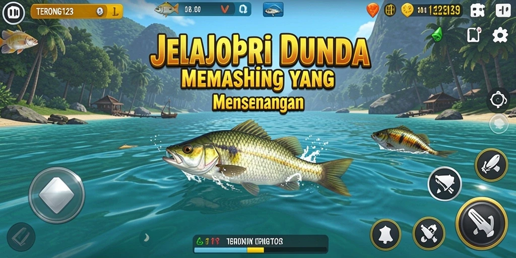 Tangkapan ikan yang spektakuler dalam gameplay TERONG123.