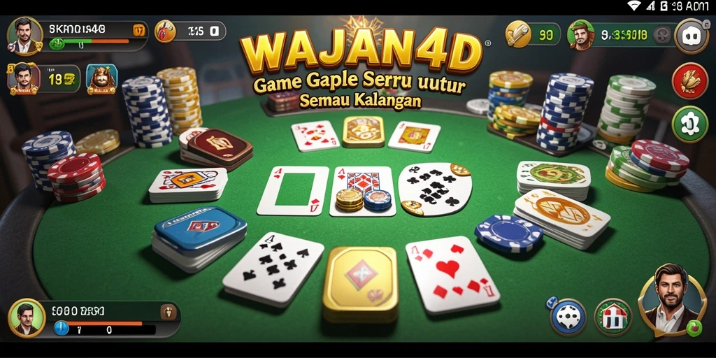 Tampilan gameplay WAJAN4D yang seru dan interaktif.