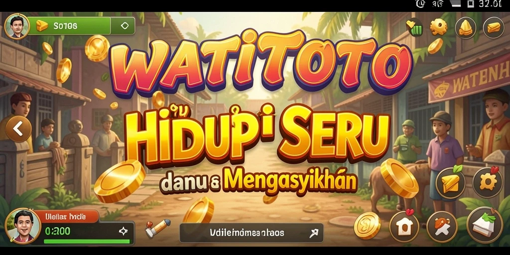 Tampilan gameplay WATITOTO yang menawan dan interaktif.