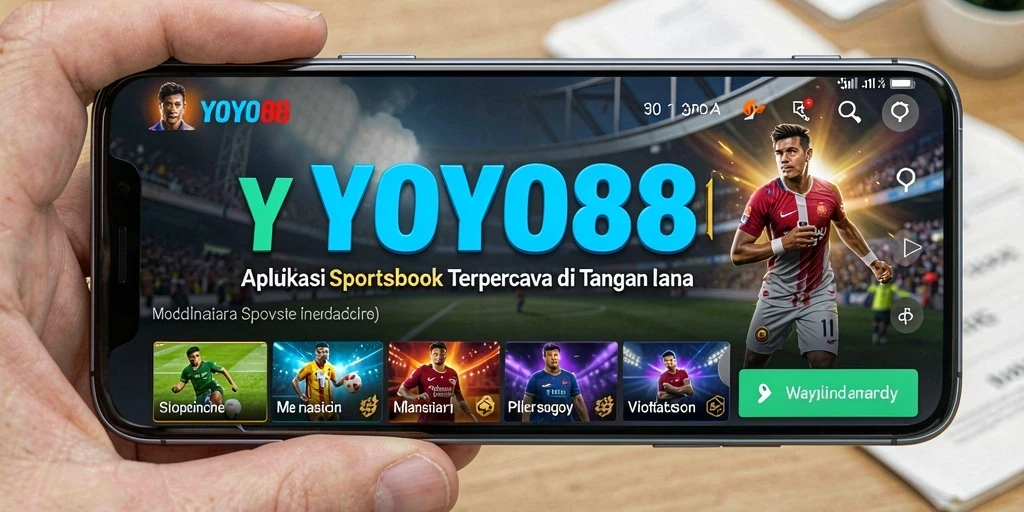 Tampilan utama YOYO88 dengan berbagai opsi taruhan olahraga.